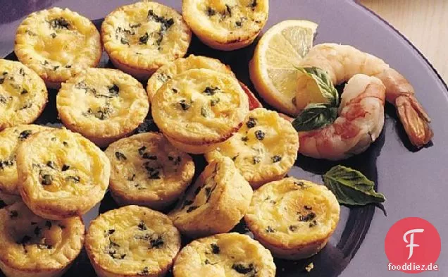 Garnelen-Käse-Bisse