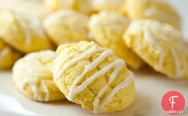 Zitrone Tropfen Cookies
