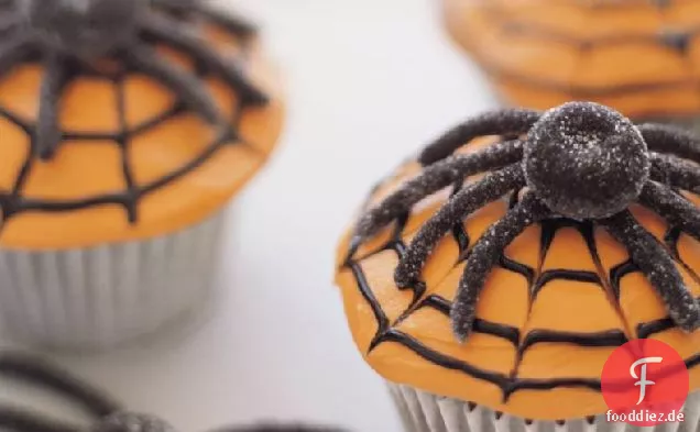 Spiderweb Cupcakes