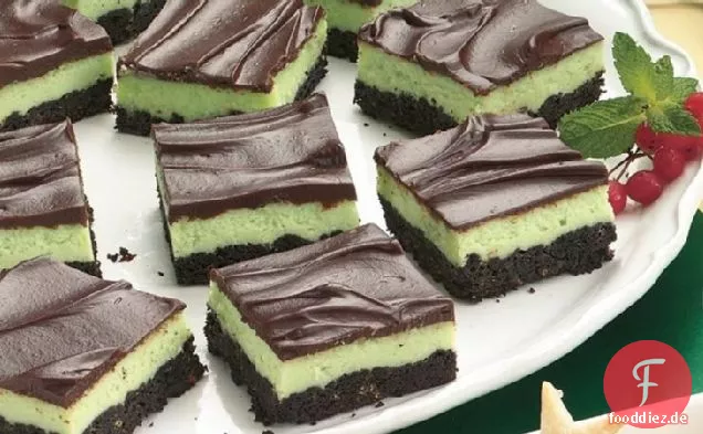 Minze Käsekuchen Quadrate