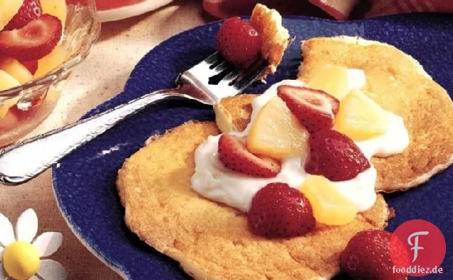 Fruchtige Joghurtpfannkuchen