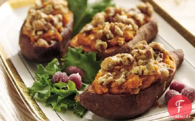 Zweimal gebackene Süßkartoffeln