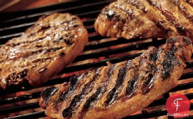 Gegrillte Kräutersteaks
