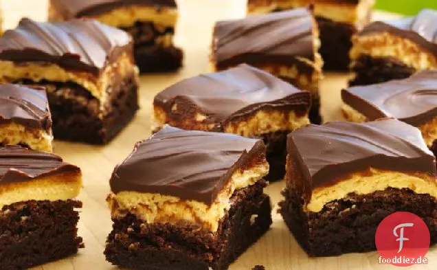 Traditionelle Erdnussbutter-Trüffel-Brownies