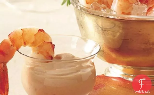 Garnelen mit Bourbon-Cocktail-Sauce