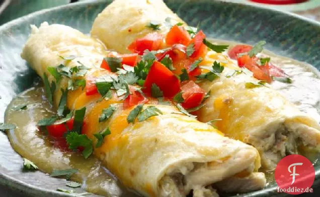 Cremiges Huhn & Chile Enchiladas