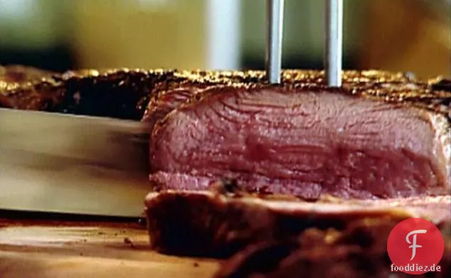 Gegrillte Lammkeule