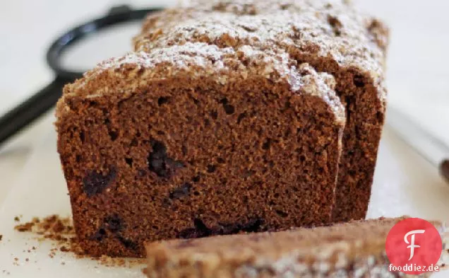 Dunkle Schokolade geröstete Kirsche Schnelles Brot