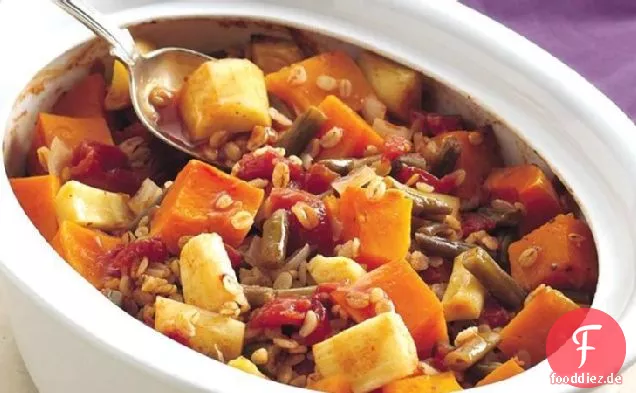 Salbei und Knoblauch Gemüse backen