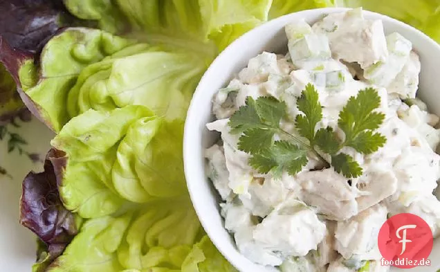 Gegrillter Hühnersalat