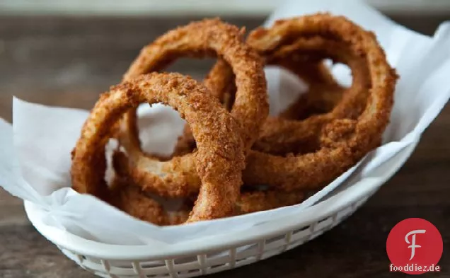 Knusprige Zwiebelringe