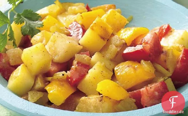 Gegrillter Kartoffelsalat mit Chili-Vinaigrette