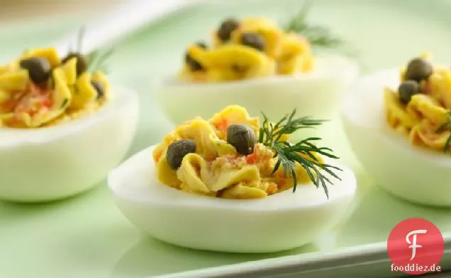 Geräucherter Lachs Deviled Eier