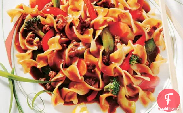 Ingwer asiatisches Rindfleisch