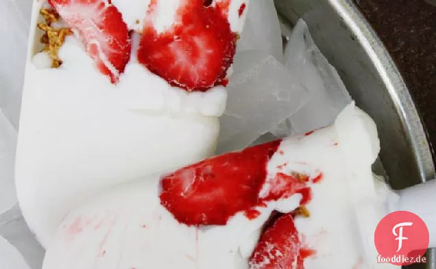 Erdbeer-Joghurt Müsli-Pops