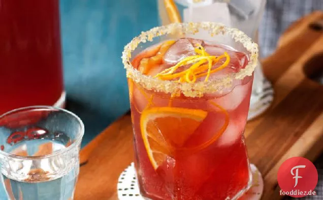 Fizzy Ginger-Cranberry Punch