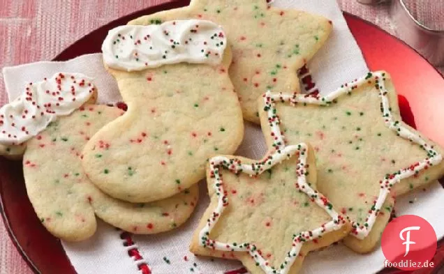 Konfetti Weihnachten Ausschnitt Cookies