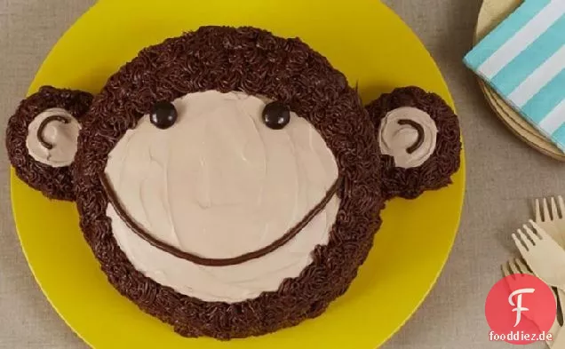Niedlicher Affe Kuchen