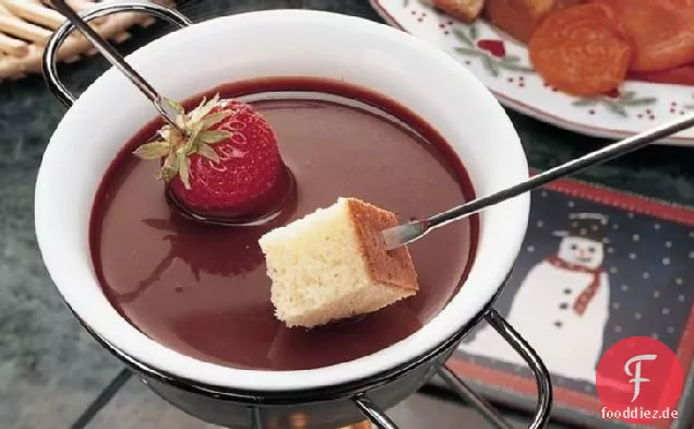 Milch-Schokolade-Fondue