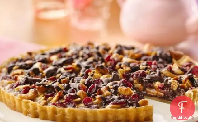 Schokolade-Cashew-Cranberry-Torte
