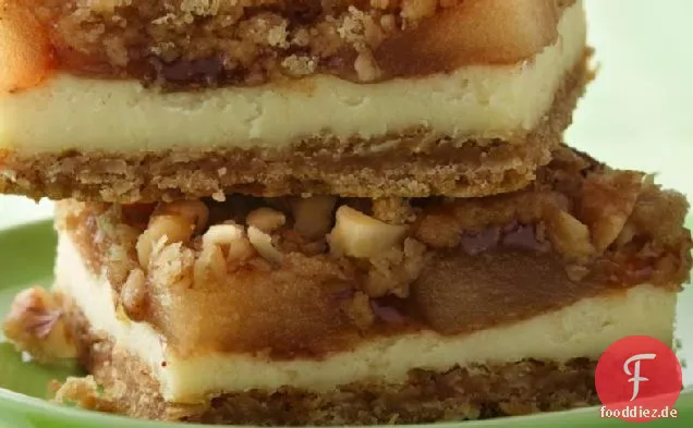 Apfel Streusel Käsekuchen Bars