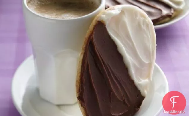 Schwarz-Weiß-Kekse