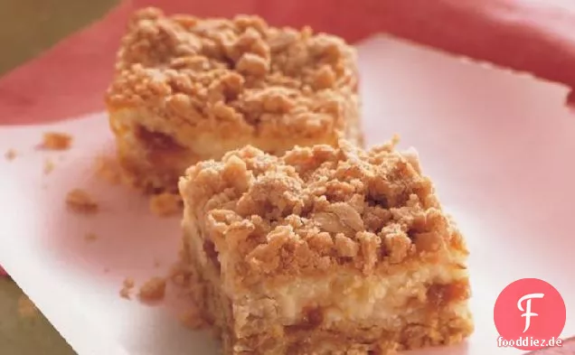 Rhabarber-Käsekuchen-Riegel