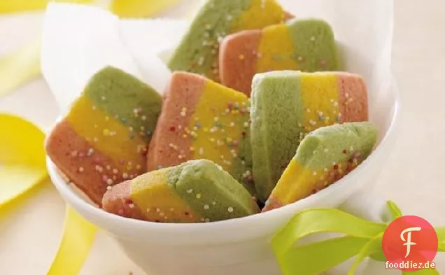 Frühling Slice-and-Bake-Konfetti-Cookies