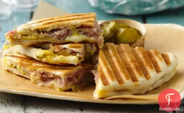 Gedrückt Kubanische Sandwiches