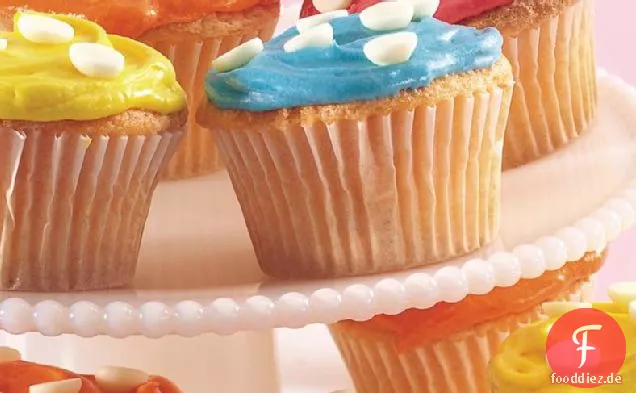 Frühling Polka Dot Cupcakes