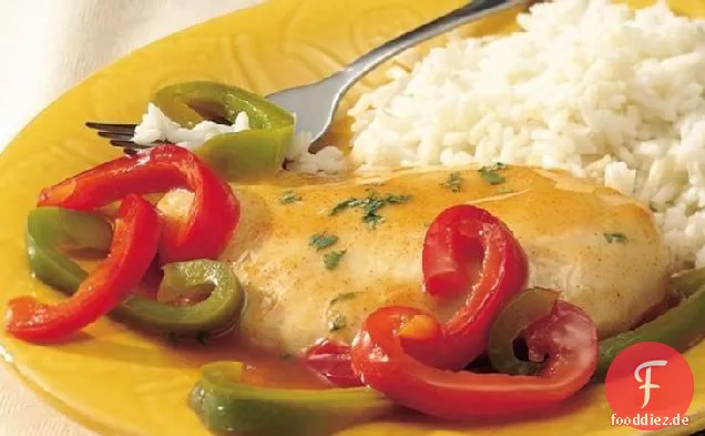 Citrus Chicken mit Paprika