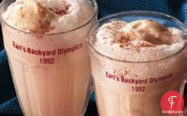 Gefrorener Joghurt schwimmt