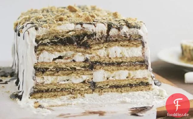 S ' Mores Ice Box Kuchen