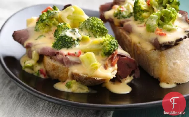 Brokkoli-Bier-Käse-Fondue