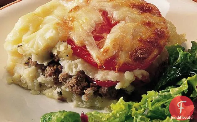 Glutenfreies italienisches Hamburger Deep Dish