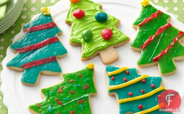 Fruchtig Spaß Weihnachtsbaum Cookies