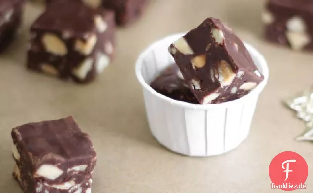 Fünf-Minuten-Doppel-Schokoladen-Fudge