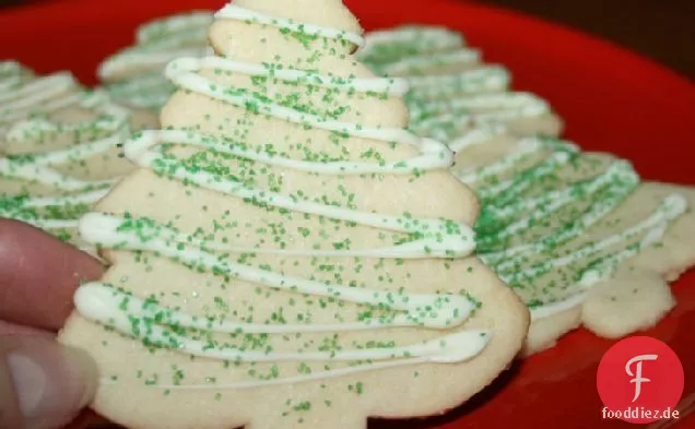 Omas Weihnachtsbaum-Zuckerkekse
