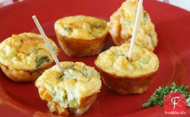 Mini-Krabben-Kuchen-Bisse