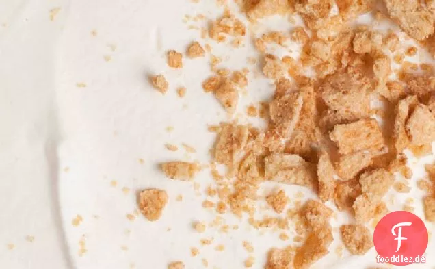 Zimt Getreide Milch Bananen Cream Pie