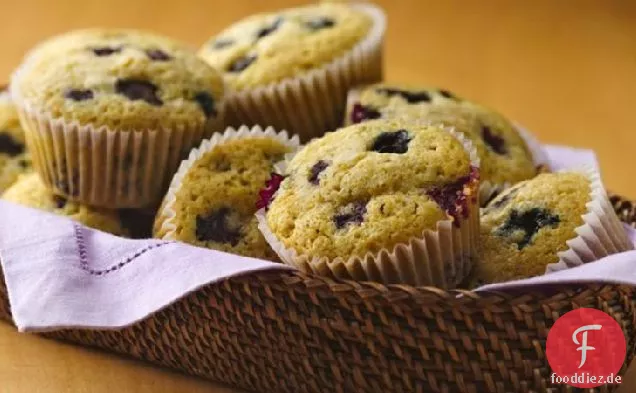 Glutenfreie Heidelbeer-Mais-Muffins