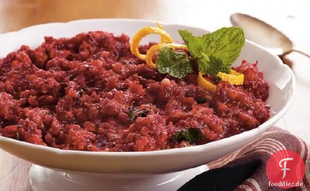Geprägter Cranberry-Genuss