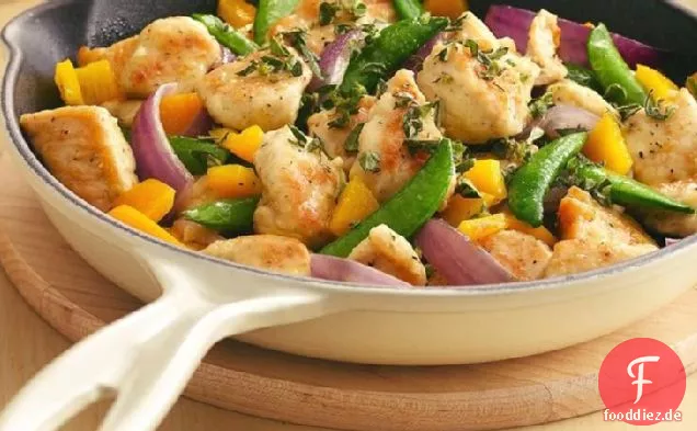 Hühnchen-Veggie Stir-Fry