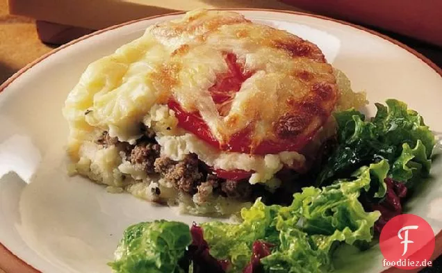 Glutenfreies italienisches Hamburger Deep Dish