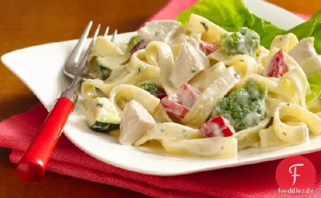 Huhn Alfredo-Salat