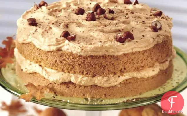 Kürbis-Haselnuss-Torte
