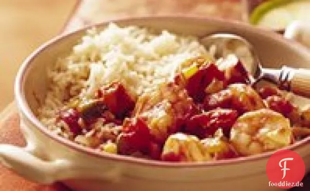 Slow-Cooker Creole Jambalaya (Kochen für 2)