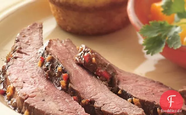 Gegrillte Jerk Flank Steak