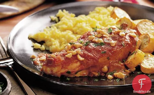Thai-Erdnuss-Huhn