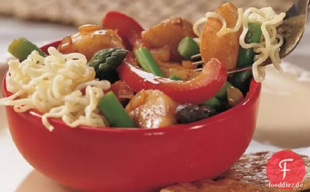 Meer Jakobsmuschel Stir-Fry